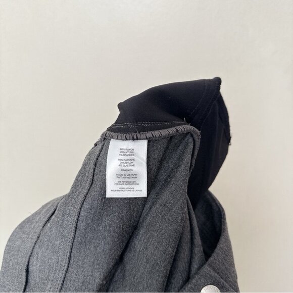 NEW Jones New York Womens Sz. 16W Charcoal Stretch Straight Leg Trouser - Picture 10 of 14